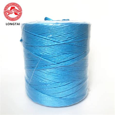 Blue UV Treated Tomato Tying Twine 1 Strand Twisted Split Film