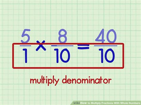 How To Multiply Fractions With Whole Numbers 9 Steps Wikihow