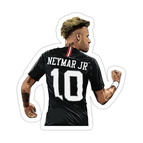 The Number Sticker For Sale By Siddick Neymar Football