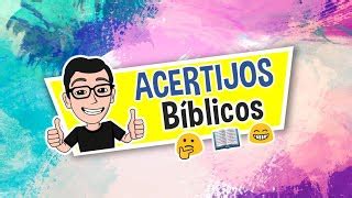 QUIÉN SOY 8 TEST BÍBLICO ADIVINANZAS BIBLICAS Doovi