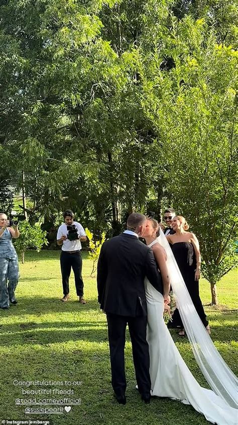 Todd Carney S New Wife Susie Bradley Shows Off Her Bikini Body In PDA Filled Snaps Of The Couple