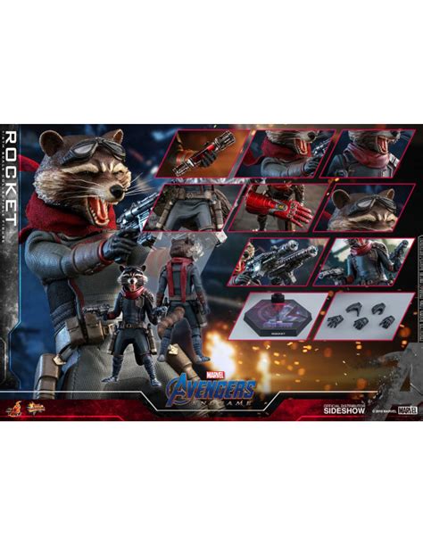 Comprar Vengadores Endgame Figura Rocket Hot Toys Cm Mil Comics Tienda De C Mics Y