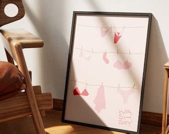 Vintage Apartment Decor Summer Poster Coquette Room Decor Laundry Day Poster Bikini Hand