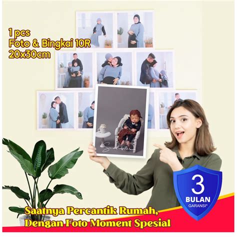 Jual Cetak Foto Bingkai 10R 20x30cm Cuci Photo Frame Figura Vigora