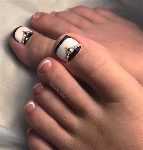 44 идеи прекрасного педикюра на лето | Дизайн для педикюра, Французский ...