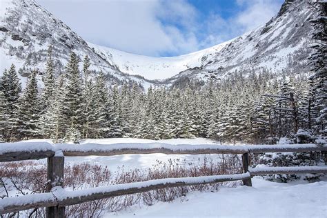 Tuckerman Ravine Winter Fence Photograph By White Mountain Images Pixels