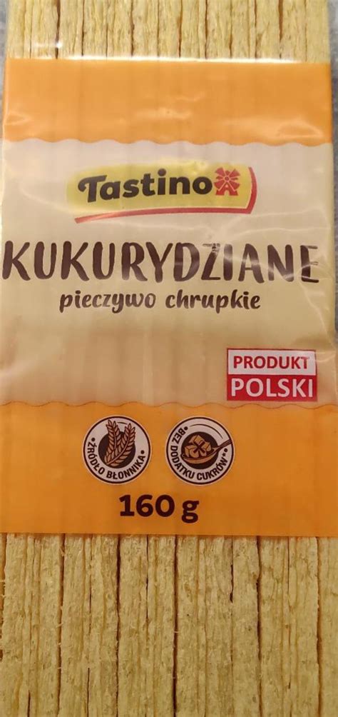 Pieczywo Chrupkie Kukurydziane Tastino Kalorie Kj I Warto Ci