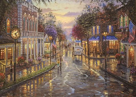 Zionsville Stroll By Robert Finale CV Art And Frame