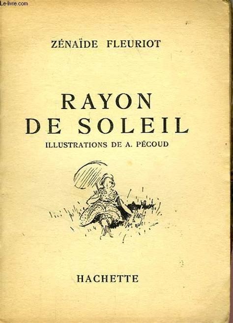 RAYON DE SOLEIL by FLEURIOT Zénaïde bon Couverture souple 1937 Le