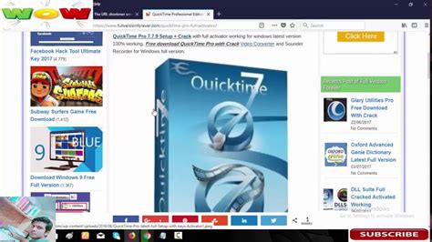 QuickTime Player Pro QuickTime Pro For Windows 7 Full Version How To