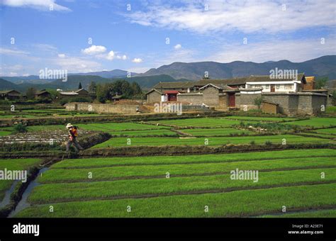 Village in Yunnan Province China Stock Photo - Alamy