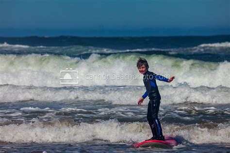 Learning to Surf 5 - Cannon Beach Photo