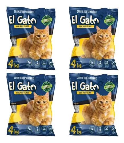 Kit Areia Para Gato Sanit Ria El Gato Higi Nica Kg Mercadolivre