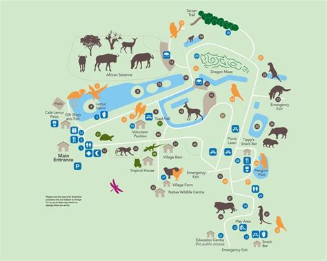 Zoo Map Zoo Map Map Zoo