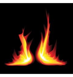 Flame graphic Royalty Free Vector Image - VectorStock