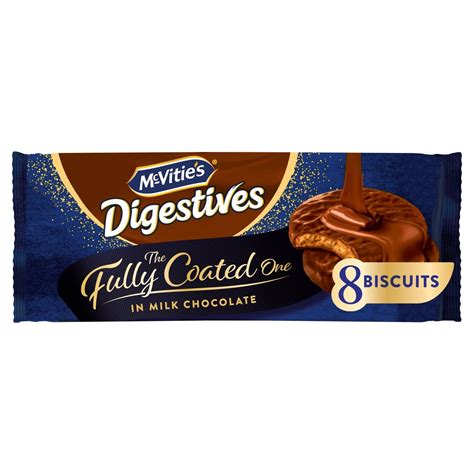 Mcvities Digestives Biscuits The Fully Coated One In Milk Chocolate