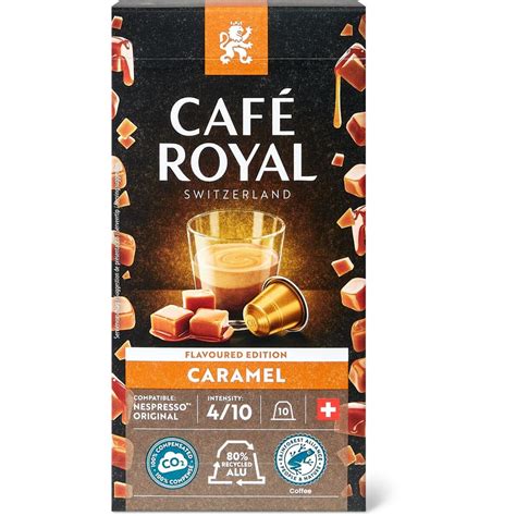 Caf Royal Kaffee Kapseln Aus Aluminium Caramel Intensit T