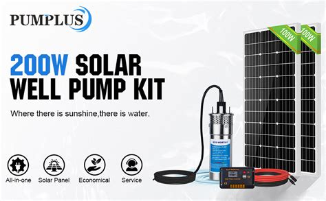 Eco Worthy 32gpm Solar Well Pump Kit For Watering 1pc Submersible 12v Solar Water