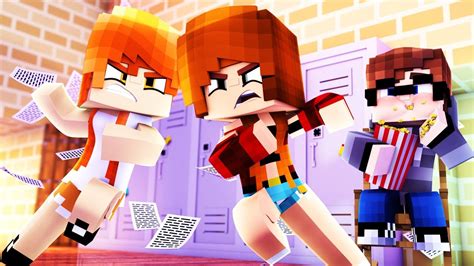 Minecraft Private School Girl Fight Minecraft Roleplay Youtube