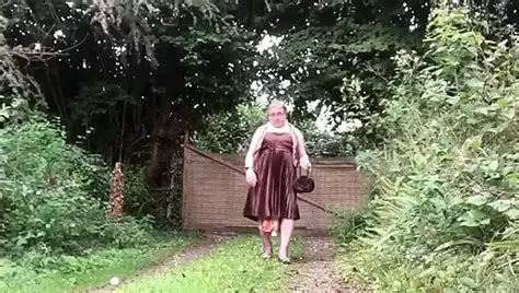 Dressed With A Short Orange Dress For A Night Out Gay Outdoor Porn Feat Soumise XHamster