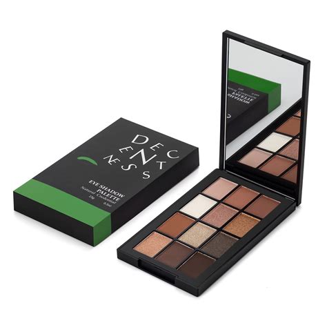 Decentness Colors Eyeshadow Palette Nude Matte Shimmer Glitter Pigment Long Lasting