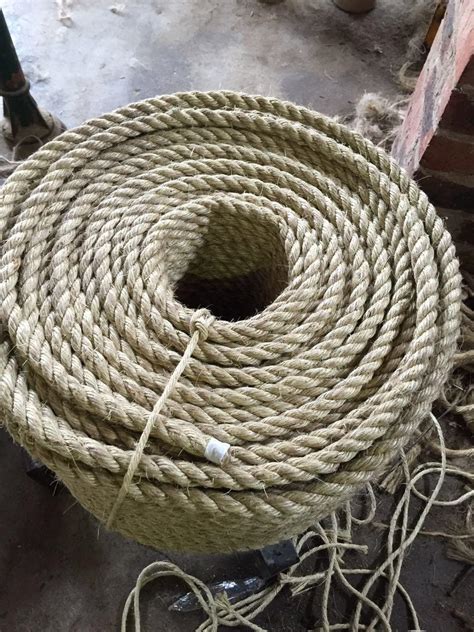 Strand Hemp Natural Manila Jute Color Sisal Rope For Marine And