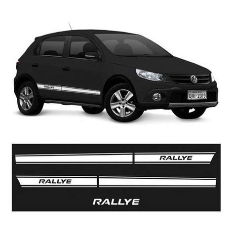 Kit Faixas Adesivos Gol Rallye G Mod Original Branco Shopee Brasil