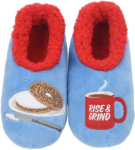 Snoozies Classic Splitz Applique Slipper Socks The Best Cosy Products