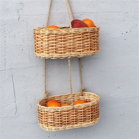 Hanging Fruit Basket - Etsy