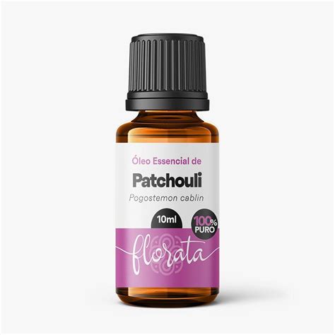 Óleo Essencial de Patchouli 10ml Florata Angular Produtos para Saude