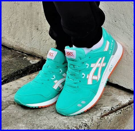 Купить Кроссовки ASICS Gel Lyte III Бирюзовые Женские Асикс Голубые ...