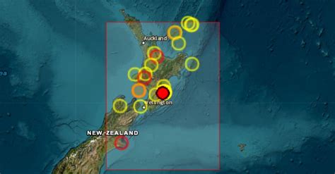 Two earthquakes in New Zealand in recent hours - Dark Red Owl