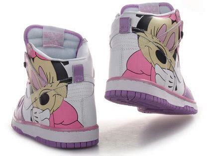 Nike Dunks Custom Design Sneakers : Disney Minnie Mouse Sneakers ...