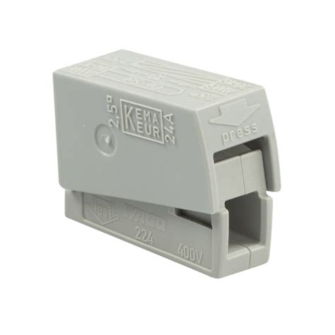 WAGO Kontakttechnik Leuchtenklemme 224-101 (100er), 11,86