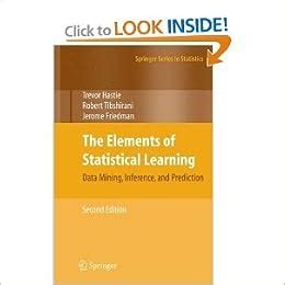 The Elements Of Statistical Learning 3rd Third Edition ByHastie