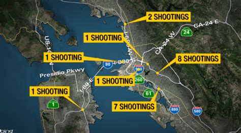 How Many Freeway Shootings In The Bay Area More Than 20 Freeway