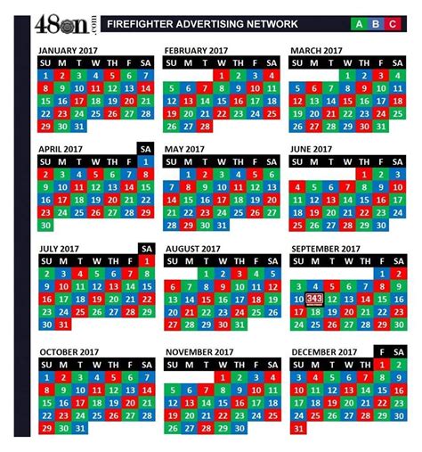 Firefighter 24 Hour Shift Calendar 2025 Schedule Denny Jenelle