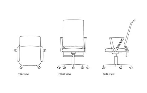 Top 34 Imagen Office Chair Cad Drawing Abzlocal Mx