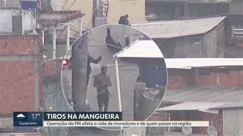 V Deo Tiroteio Na Mangueira Afeta Moradores E Fecha O Tr Nsito Na