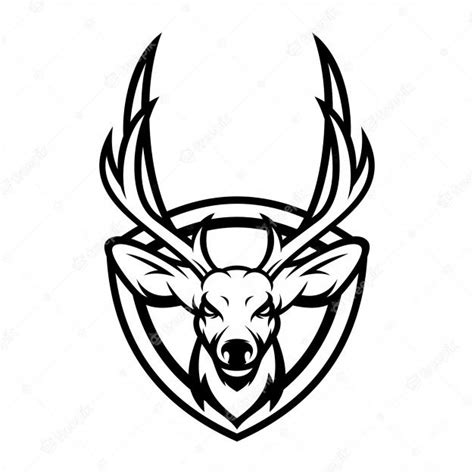 Олень логотип (79 фото)