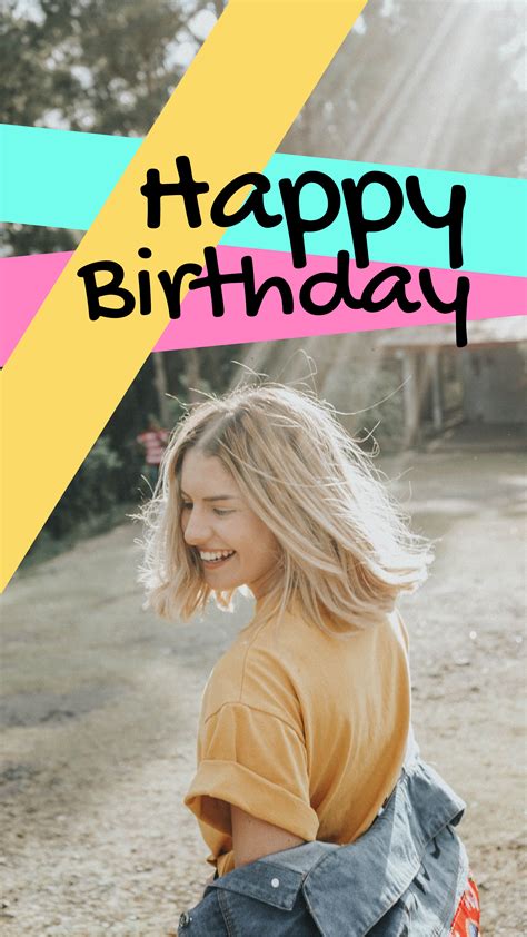 Instagram Story Birthday Template