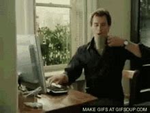 Jim Carey Busy Jim Carey Busy Typing Discover Share Gifs