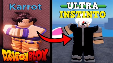 Como Conseguir El Ultra Instinto En Dragon Blox Roblox Youtube