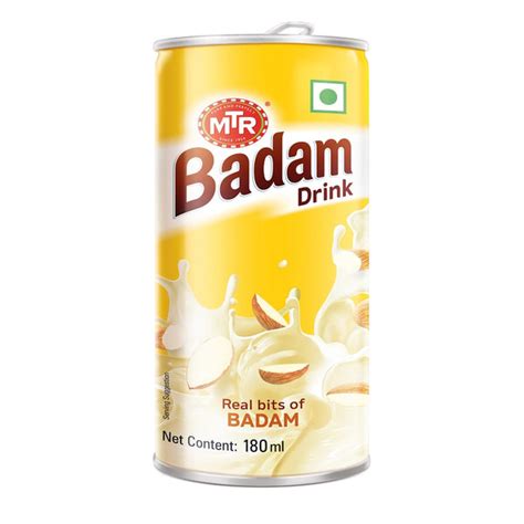 Buy Mtr Badam Drink Can 180 Ml Health Drink Online For Best Price