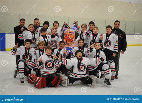 Youth Boys Hockey Tournament Editorial Photography Image Of