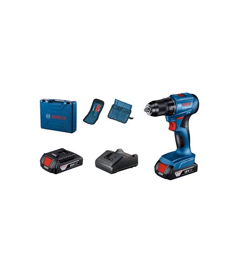 Bosch 2 X 18v Lithium Ion 2 0 Ah Professional Cordless Drill Driver Kit