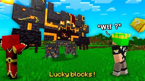 On A Ouvert Des Lucky Block Sur Minecraft Youtube