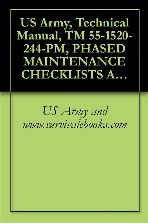 Us Army Technical Manual Tm Pm Phased Maintenance