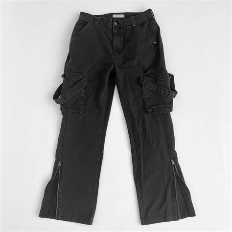 Baggy Cargo Pants “standard Cloth” Black Baggy Depop