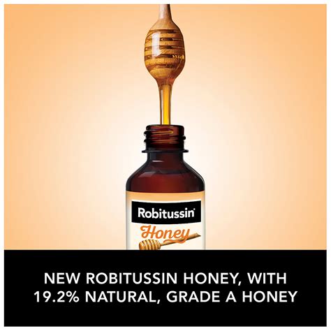 Buy Robitussin Maximum Strength Honey Liquid Cough + Chest Congestion ...